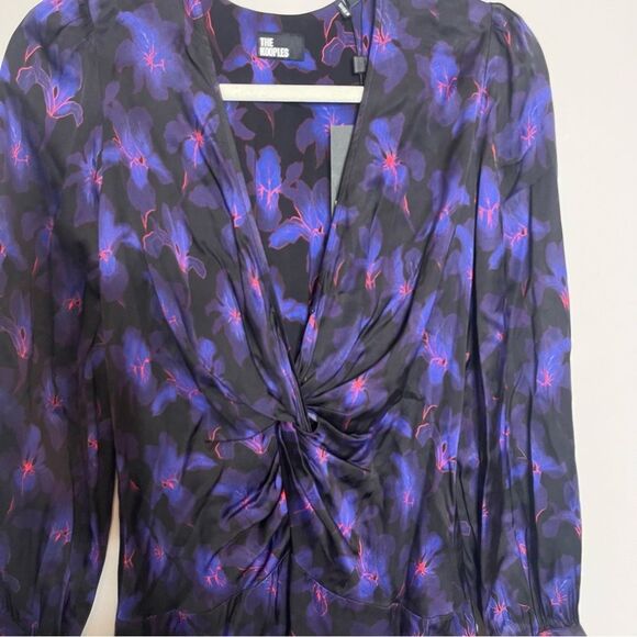 $345 The Kooples Twisted Floral Dress NWT - Picture 5 of 9